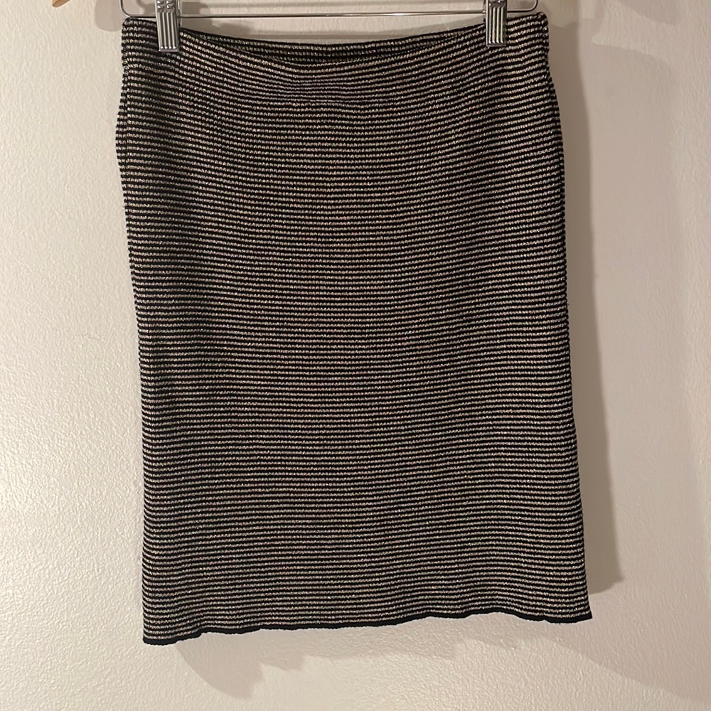 Le Mont S’Michel Knit Striped Mini Skirt M